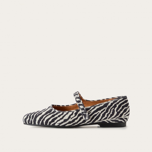 Pass baleriny, zebra welur